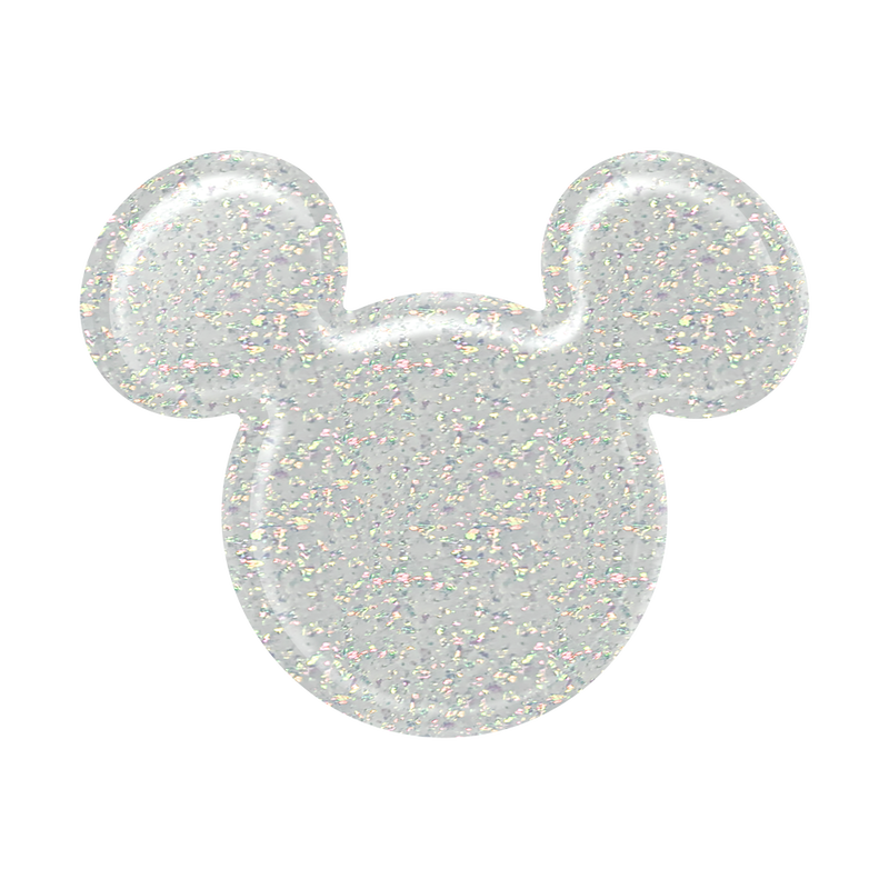 Disney — Earridescent White Glitter Mickey Mouse image number 0